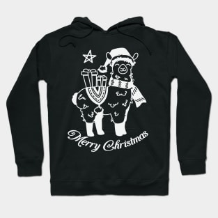 Merry Christmas Llama Hoodie